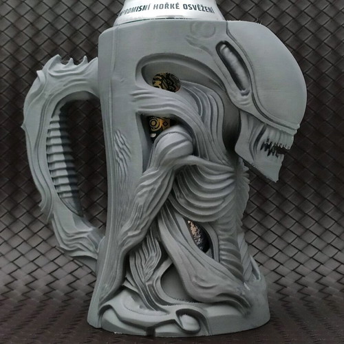Alien beer mug like new