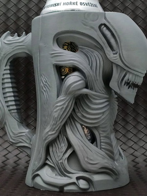 Alien beer mug like new
