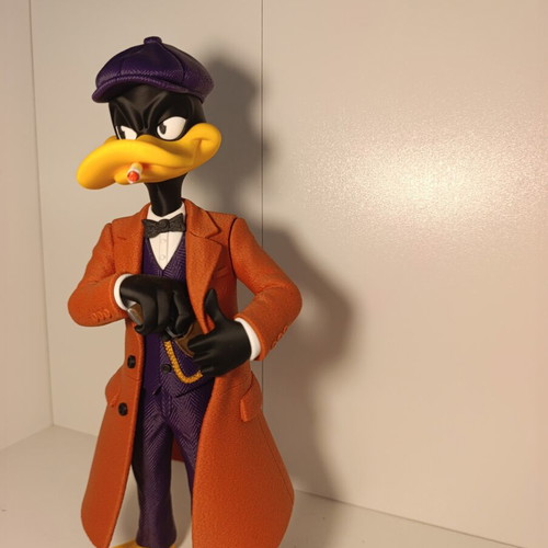 Daffy Duck Gangster Figure 3D printed collectible