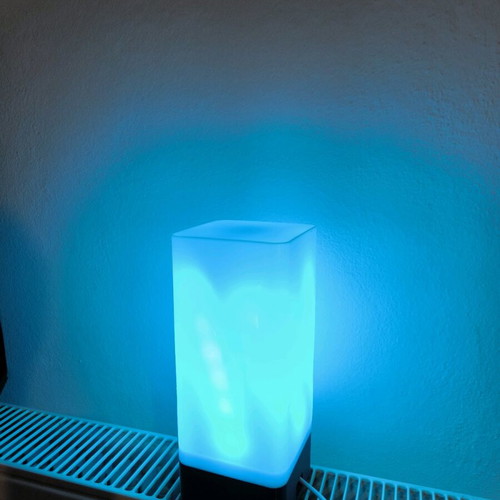 3d printed led lamp like new with mobile app for color change