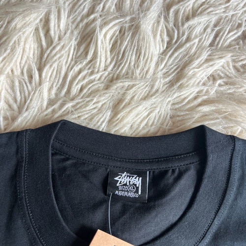 Stussy Basic Logo Tee new, sizes M, L, XL, black and white