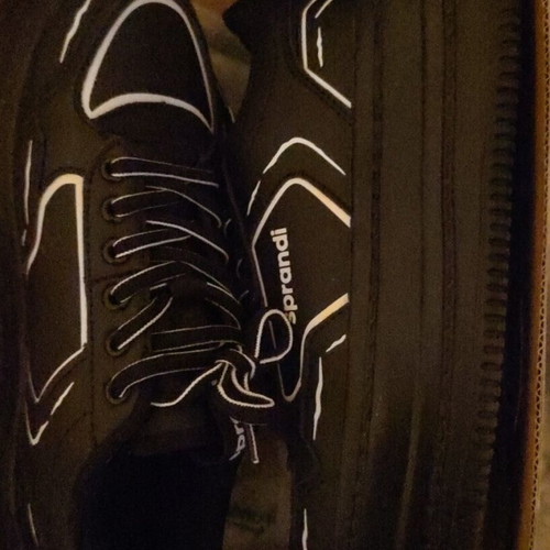 Platform sneakers Sprandi new, size 39, black and white