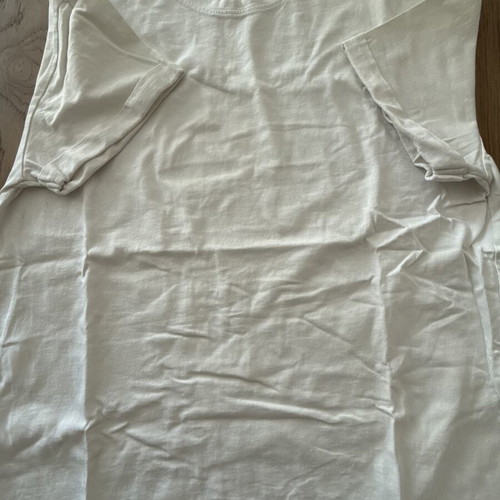 Zara white cotton T-shirt, size small