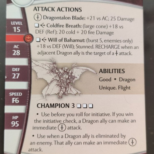 Kuyutha, Exarch of Bahamut Dungeons & Dragons StatCard
