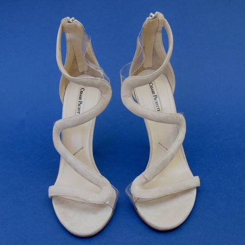 Cesare Paciotti high-heeled sandals used, size 40, beige