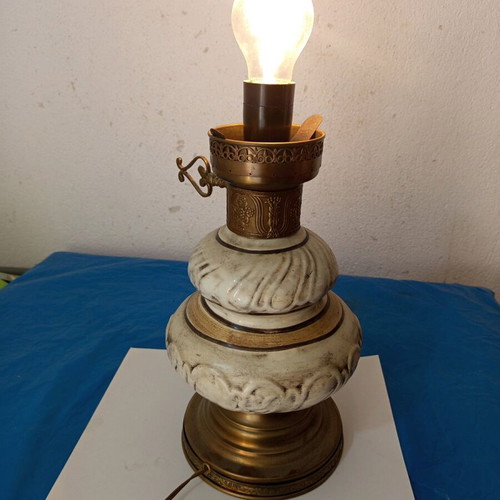 Table lamp old used, functional