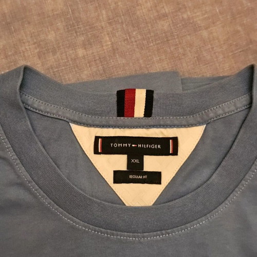 Tommy Hilfiger T-shirt summer 2XL cotton like new blue