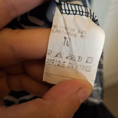 Mini dress black and white with floral pattern like new