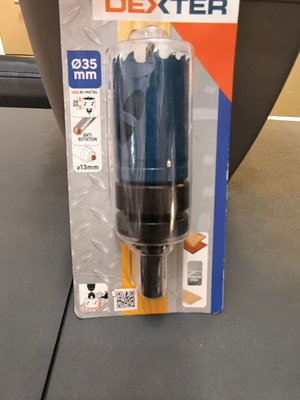 Hole saw Dexter 35mm bi-metal HSS new