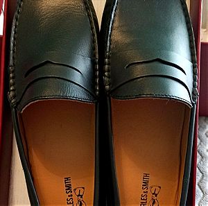 CHARLES AND SMITH (Hand made leather) , αντρικά μοκασίνια, driving shoes, 44