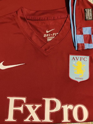 Nike Aston Villa FC Jersey new authentic