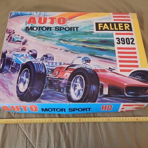 Faller Auto Motor Sport 3902 racetrack set used, 1960s-70s