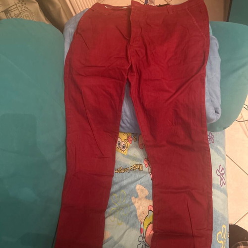 Pants used, size 36, red