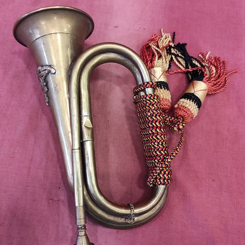 British artillery bugle from WWI and WWII, like new