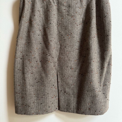 Pencil skirt used from vintage Juanita Sabbadini suit gray