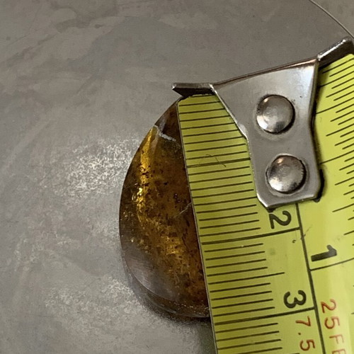 Baltic Amber Cognac 3.3 gr natural cabochon
