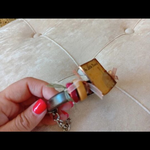 Little Prince jewelry set with vintage leather bracelet and pendant