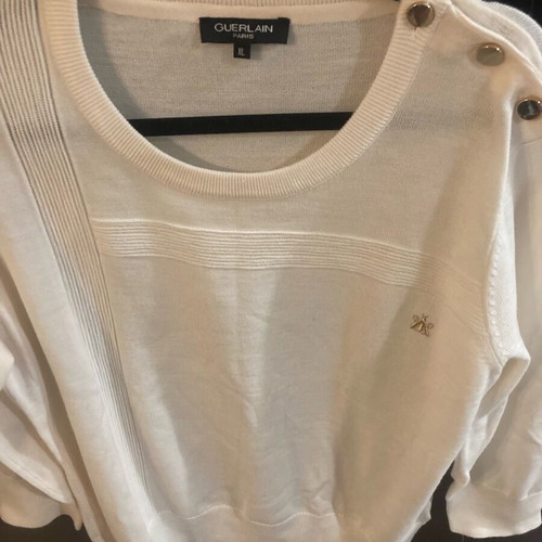 Guerlain women's knitted blouse new, beige, size XL