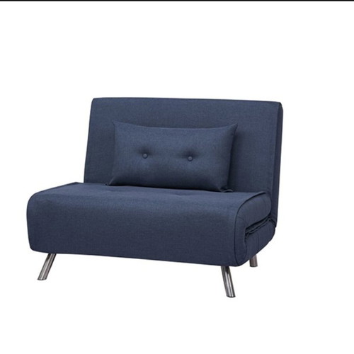 Nextdeco Berlin denim armchair bed new, compact convertible