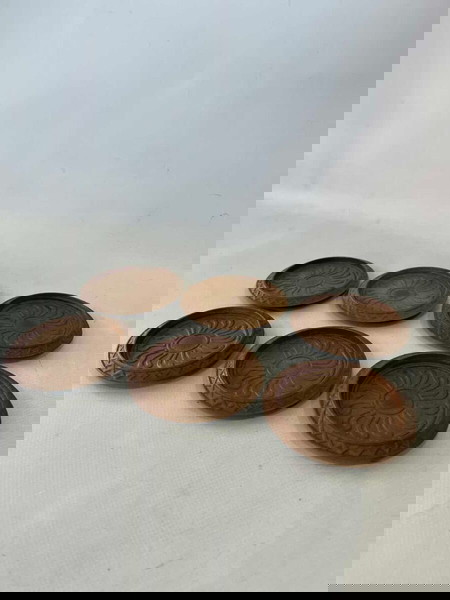 Σετ 6 πλαστικά σουβέρ , made in Italy 9,5cm