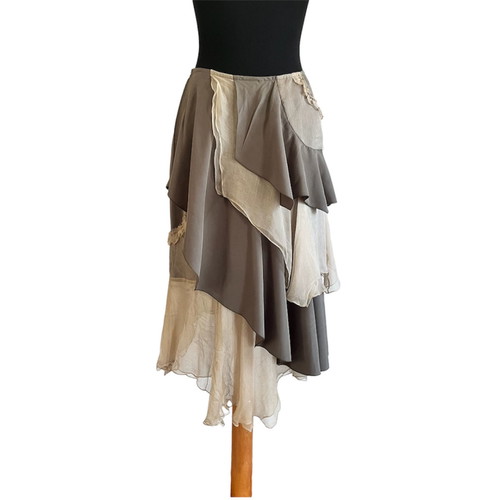 Christoforos Kotentos multilayered Y2K skirt like new, green
