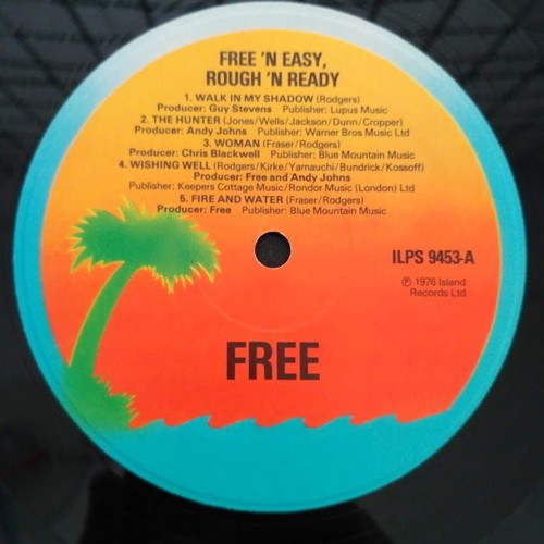 Free & Easy, Rough & Ready LP vinyl used, Rock