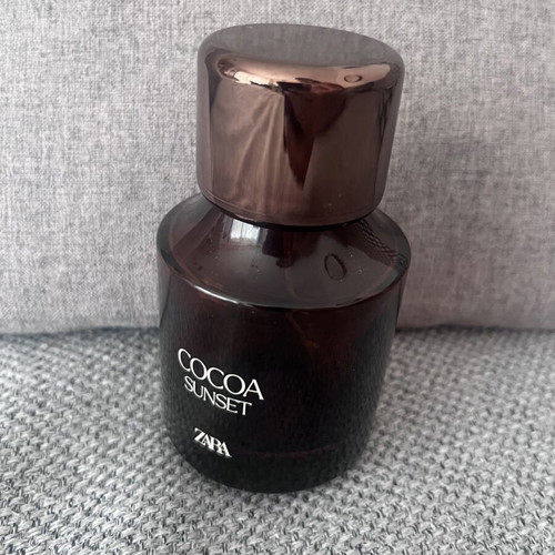 Zara Cocoa Sunset empty bottle for collectible use