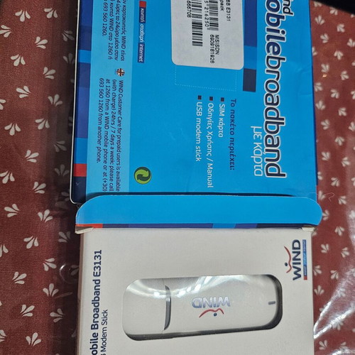 Wind Mobile Broadband E3131 HSPA+ USB καινούργιο, στο κουτί του