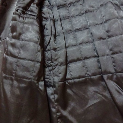 Men's leather coat new, size L, black
