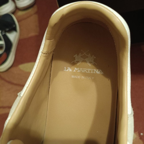 La Martina sneakers used, white, size 42.5