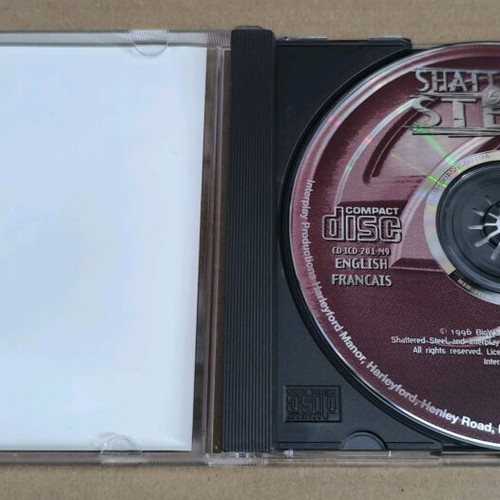 Shattered Steel PC CD-ROM like new, Big Box