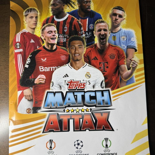 Topps Match Attax 2023/24 collectible football cards pack of 28 with game guide like new