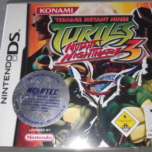 Teenage Mutant Ninja Turtles 3 Mutant Nightmare DS like new