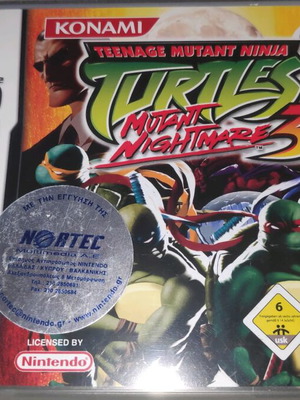 Teenage Mutant Ninja Turtles 3 Mutant Nightmare DS like new