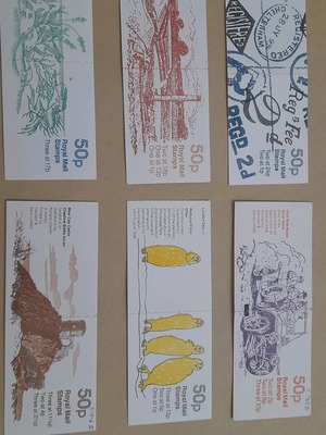 Royal Mail prestige stamp-booklet set of 6 new