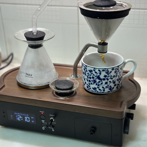 Barisieur Coffee Alarm Clock used, premium designer coffee maker