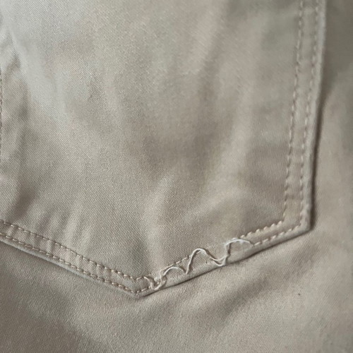 Zara pants size small used, beige, fitted with elastic fabric