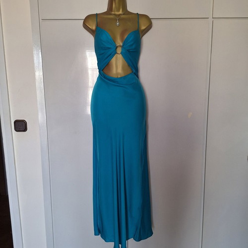 Zara ladies blue strappy dress new with tags size large