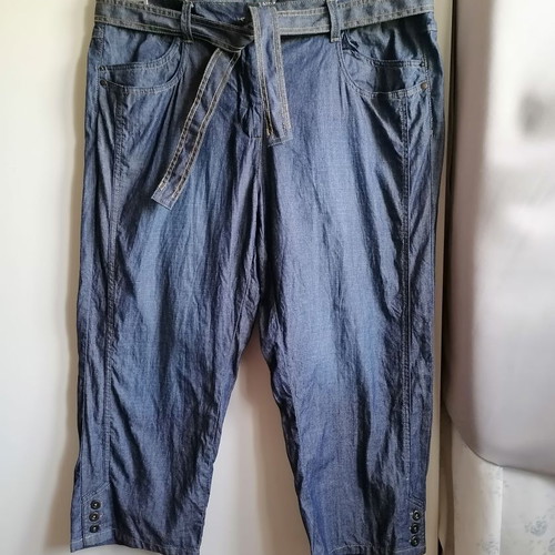 Canda Jeans women's denim bermuda shorts 3XL new, blue