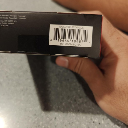 SanDisk Extreme Portable SSD V2 2TB