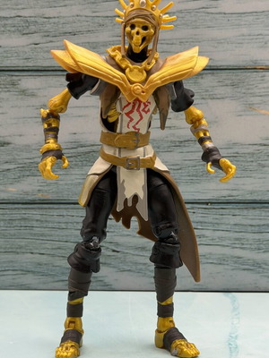 Fortnite Oro Skeleton action figure used, master grade series by Jazwares