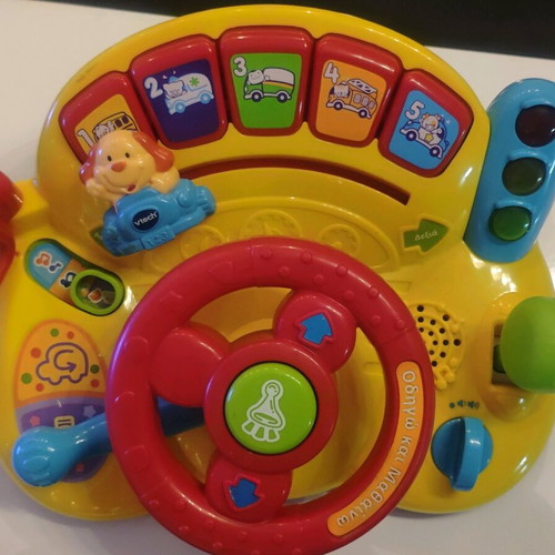 Steering Wheel Baby Toy used