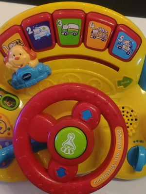 Steering Wheel Baby Toy used