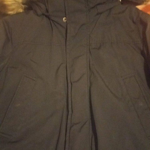 Men's jacket used, dark blue, size M