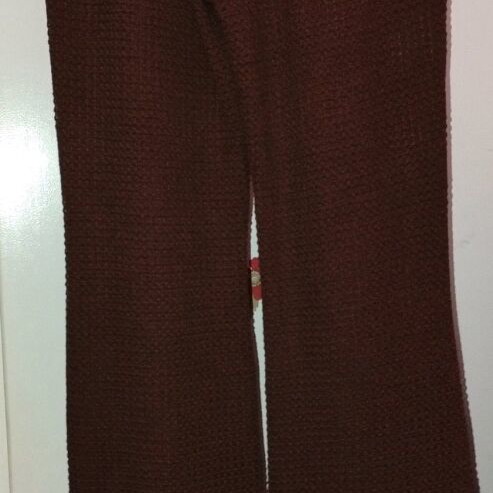 H&M Perforated Brown Pants Like New