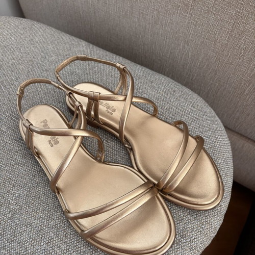 Parallele Paris Fabio sandals like new, size 38.5, gold