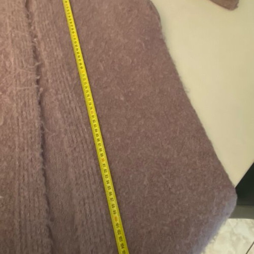 Bershka Long Soft Cardigan Like New Nude Dusty Pink