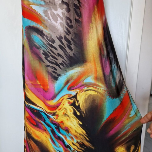 SoSexy maxi dress colorful like new, size S