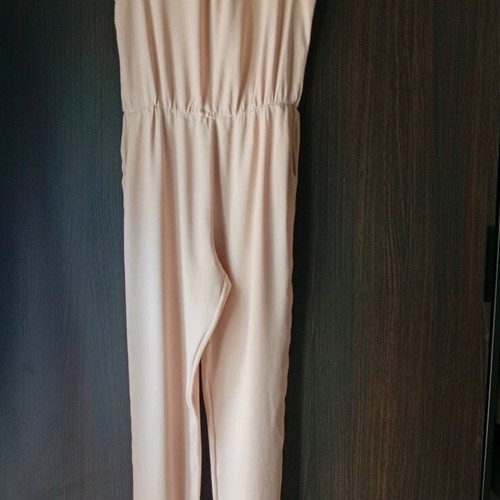 Zara women's pink one-piece jumpsuit new, size L