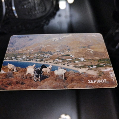 Phone card used with light scratches